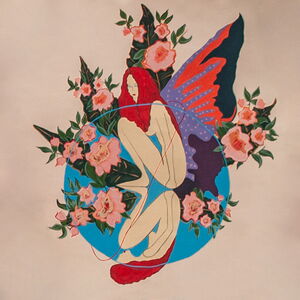 Butterfly Girl in Red - Mariam Ramishvili