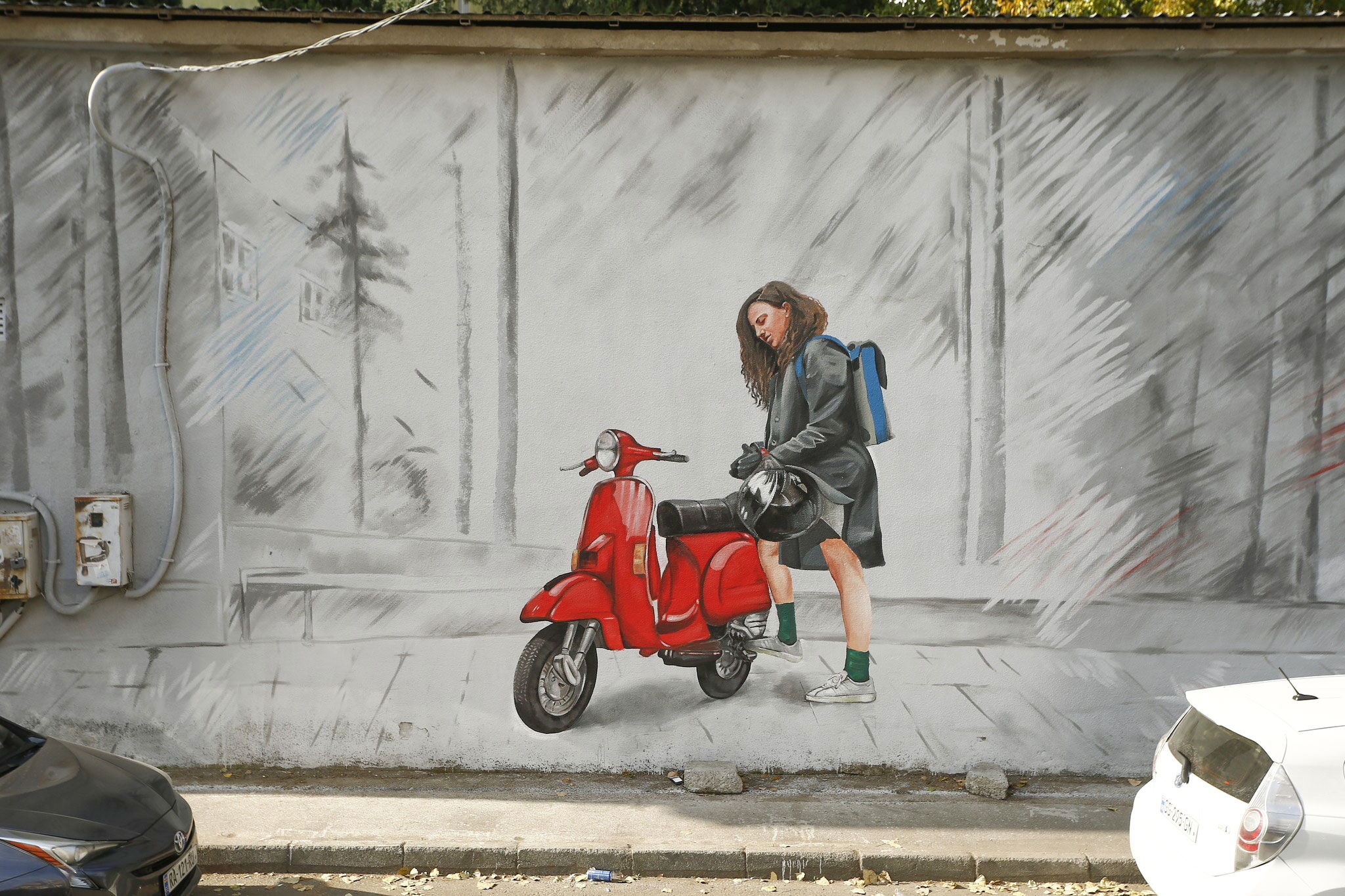 Red Scooter Girl - Kade (Irakli Kadeishvili) & Beqa (Beka Zalikashvili)