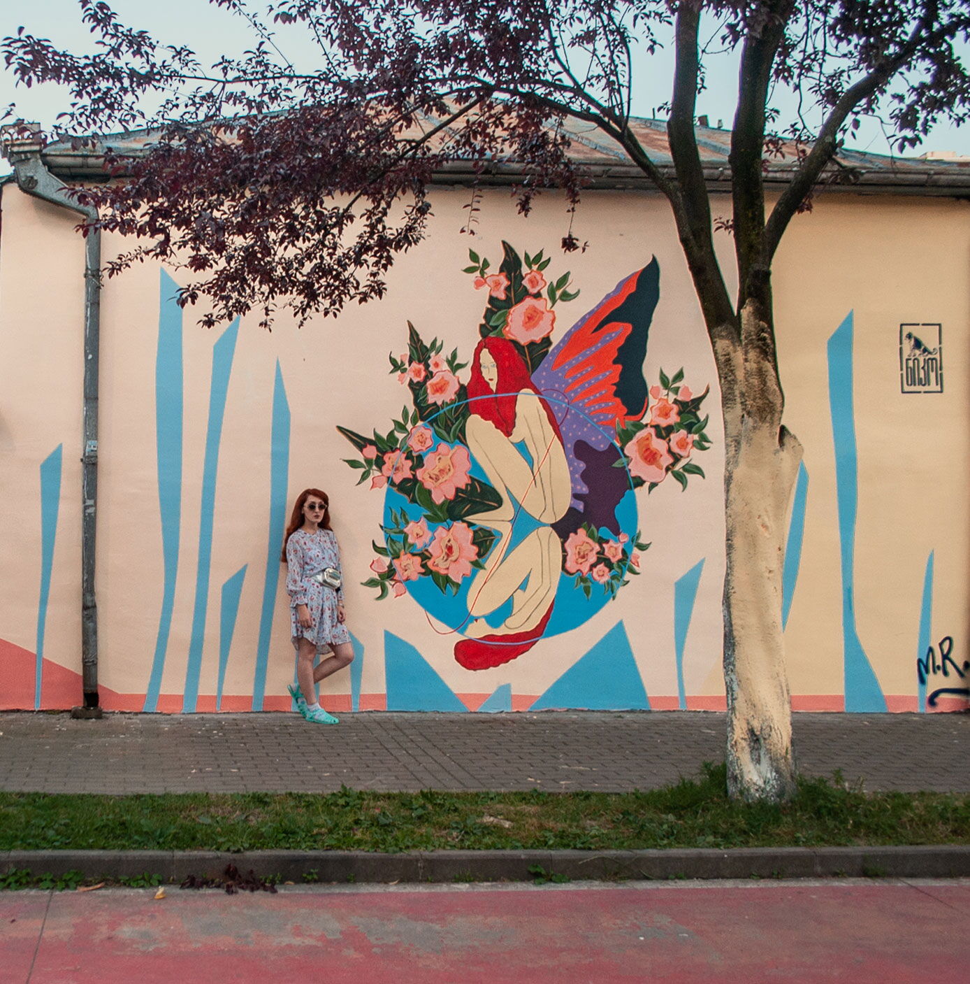 Butterfly Girl in Red - Mariam Ramishvili